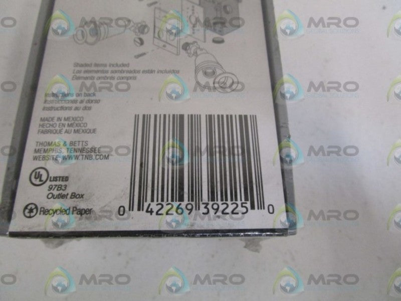 LOT OF 4 RED DOT 3/4" OUTLET BOX IH3-2-LM NSNP