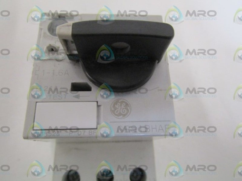 GENERAL ELECTRIC 1-1.6A OVERLOAD STARTER GPS1BHAF UNMP