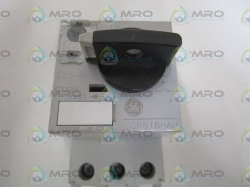 GENERAL ELECTRIC 2.5-4A MANUAL STARTER GPS1BHAH UNMP