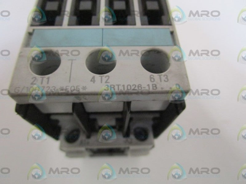 SIEMENS 3RT1026-1BB40 CONTACTOR 24VDC  UNMP