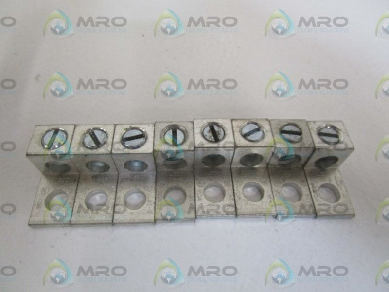 LOT OF 8 ILSCO MECHANICAL LUG TA-2 NSNP