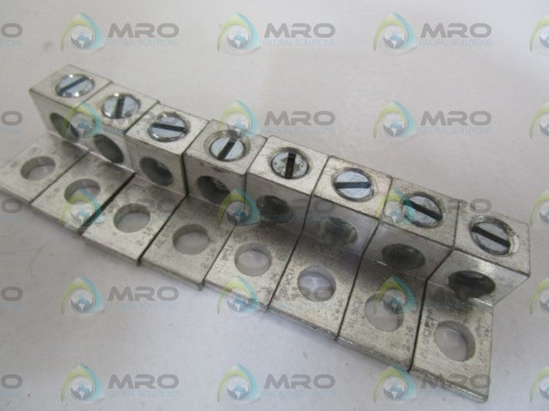 LOT OF 8 ILSCO MECHANICAL LUG TA-2 NSNP