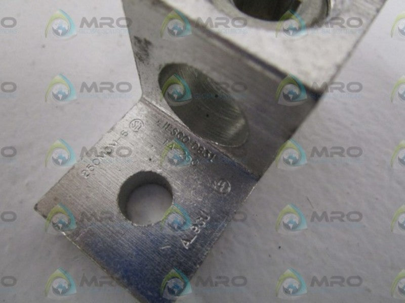 LOT OF 5 ILSO MECHANICAL LUG 250MCM-6 NSNP