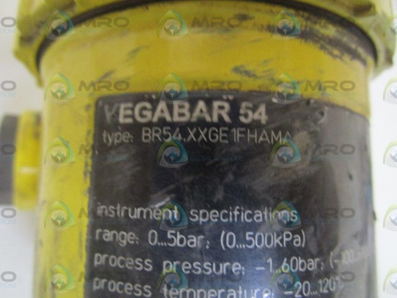 VEGA VEGABAR 54 SENSOR BR54.XXGE1FHAMA UNMP