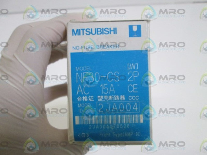 MITSUBISHI CIRCUIT BREAKER 2P NF30-CS 15A (GRAY) NSMP