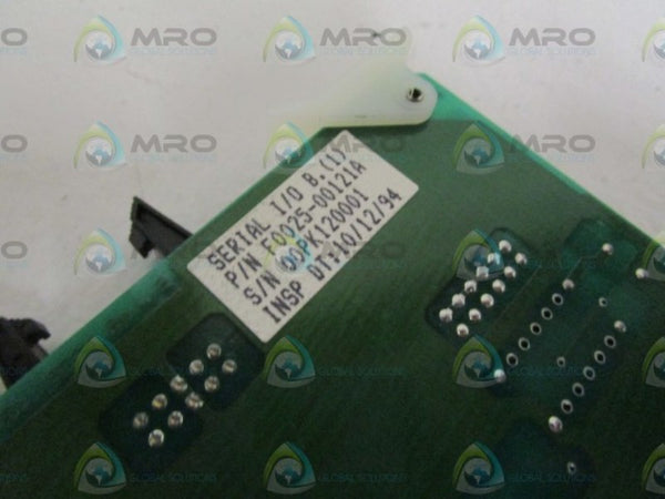 XYZ ELECTRONICS PC BOARD F0025-00121A NSNP