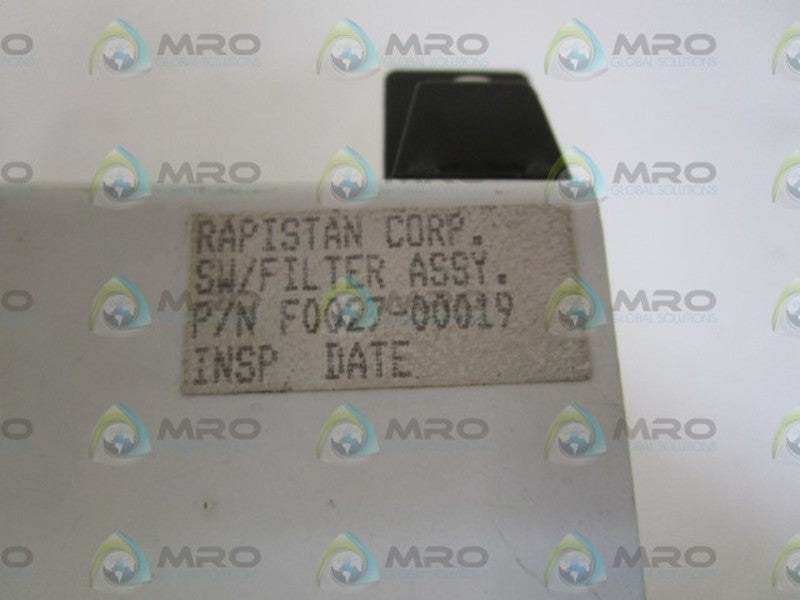 RAPISTAN SW/FILTER ASSY F0027-00019 UNMP