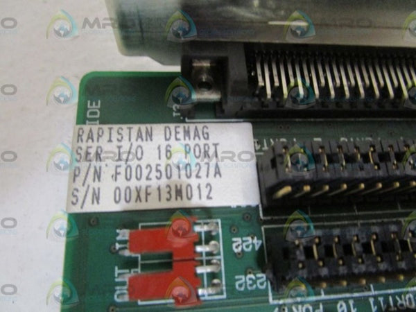 RAPISTAN PC BOARD F002501027A NSNP