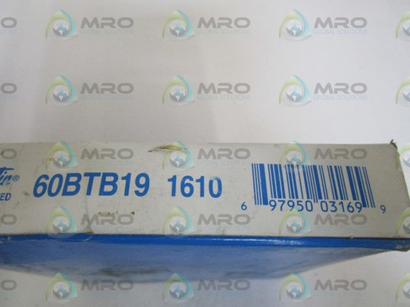 MARTIN TAPER BUSHING SPROCKET 60BTB19 1610 NSFS