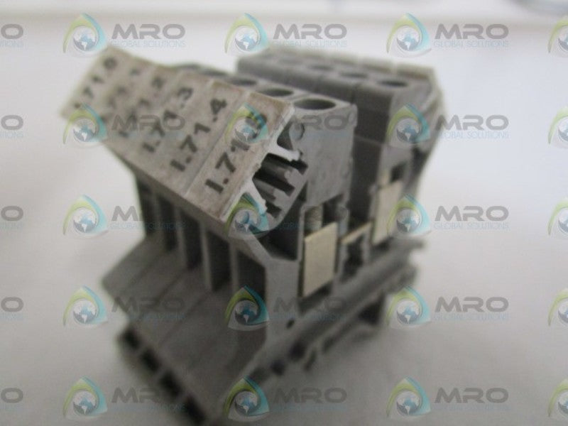LOT OF 17 PHOENIX CONTACT TERMINAL BLOCK UK2,5N UNMP