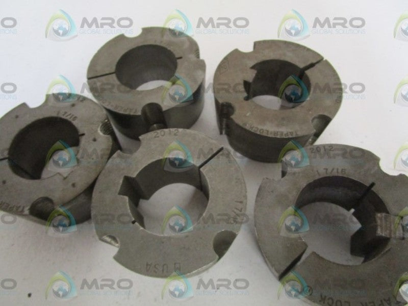LOT OF 5 TAPER LOCK BUSHING 2012 1-7/16 UNMP