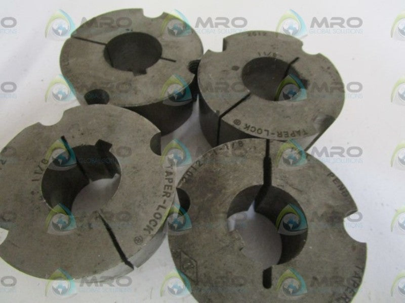 LOT OF 4 TAPER LOCK BUSHING 2012 1-1/8 UNMP