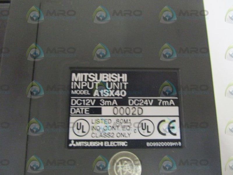 MITSUBISHI INPUT UNIT MODULE A1SX40 UNMP