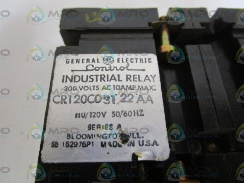GENERAL ELECTRIC CR120C03122AA 110/120V UNMP