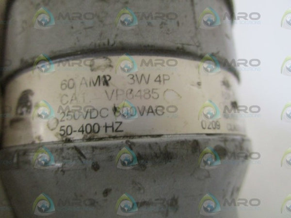 HUBBELL PLUG ASSEMBLY VP6485 UNMP