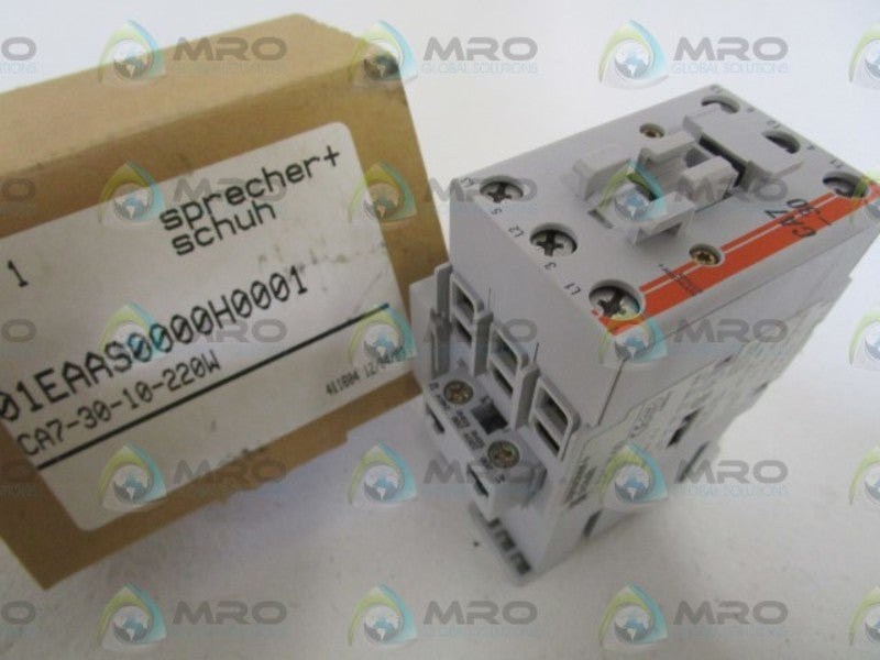 SPRECHER+SCHUH 200/240V CONTACTOR CA7-30-10-220W NSMP
