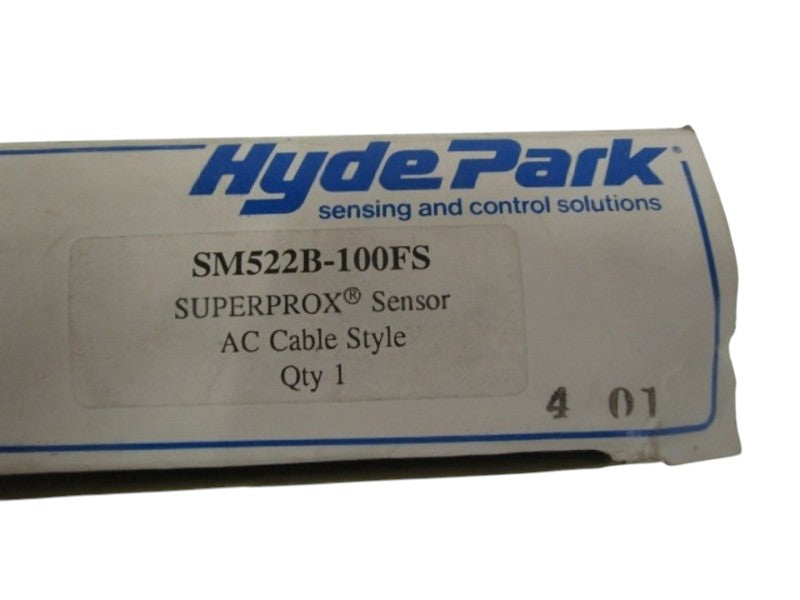 HYDE PARK (24MA) SENSOR AC CABLE STYLE SM522B-100FS NSMP