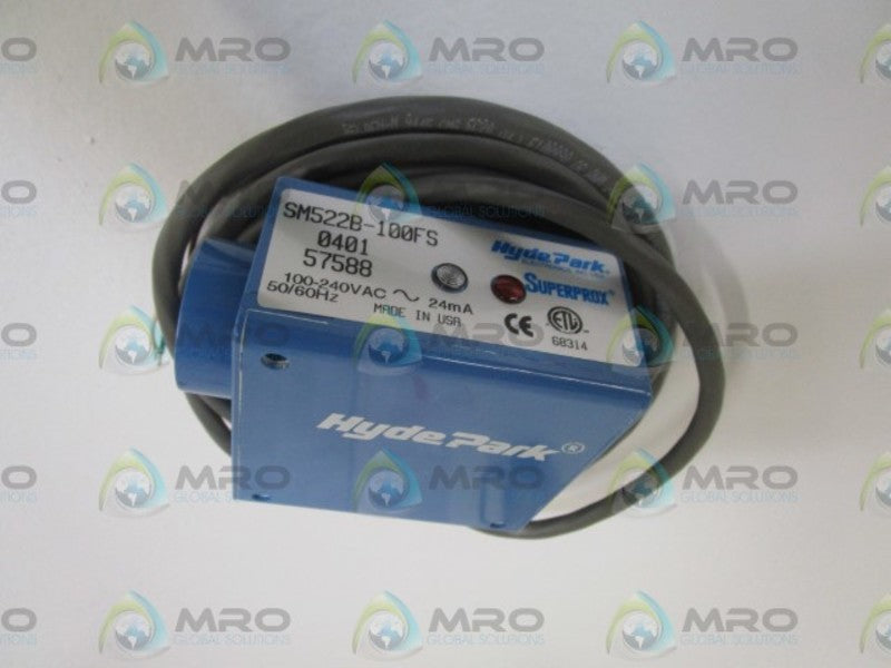 HYDE PARK (24MA) SENSOR AC CABLE STYLE SM522B-100FS NSMP
