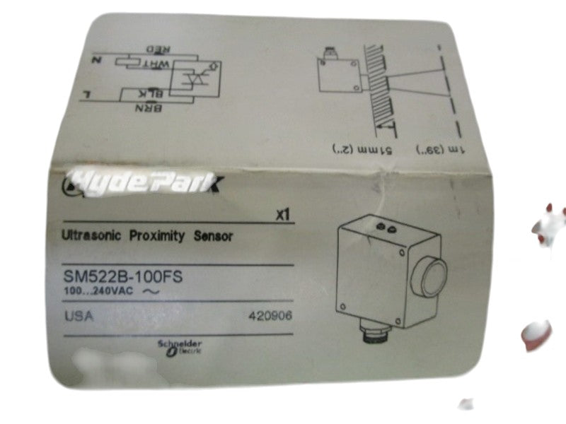 HYDE PARK (30MA) ULTRASONIC PROXIMITY SENSOR SM522B-100FS NSMP