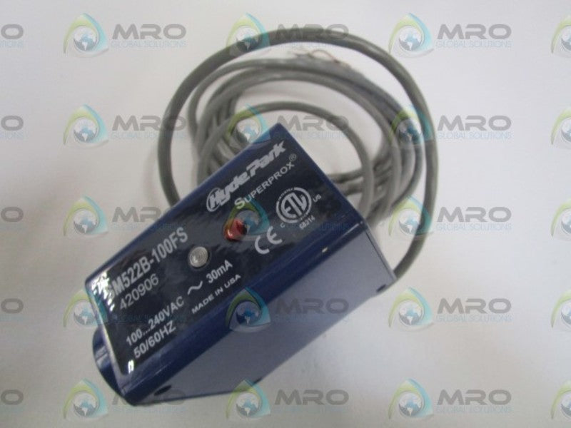 HYDE PARK (30MA) ULTRASONIC PROXIMITY SENSOR SM522B-100FS NSNP