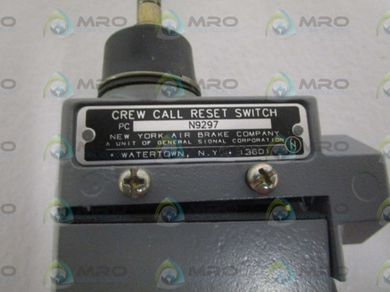 NSNP YORK AIR BRAKE CO. CREW CALL RESET SWITCH PCN9297 NSNP