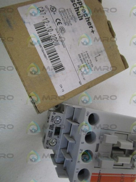 SPRECHER+SCHUH CA7-12-10-220W CONTACTOR 200-220V/208-240V NSMP