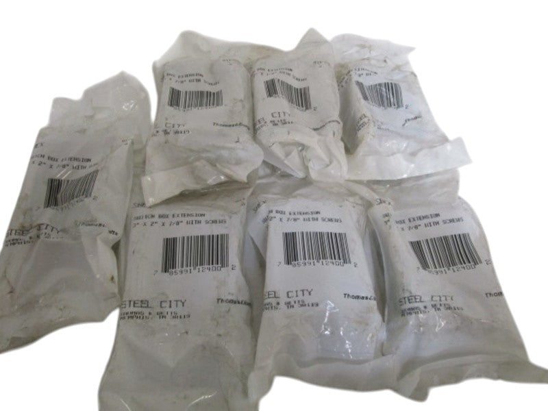 LOT OF 7 THOMAS & BETTS 3"X2"X7/8"SWITCH BOX EXTENSION SBEX NSMP