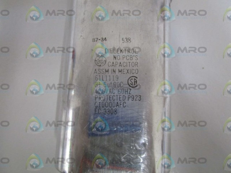 GENERAL ELECTRIC 420VAC CAPACITOR 61L1119 UNMP