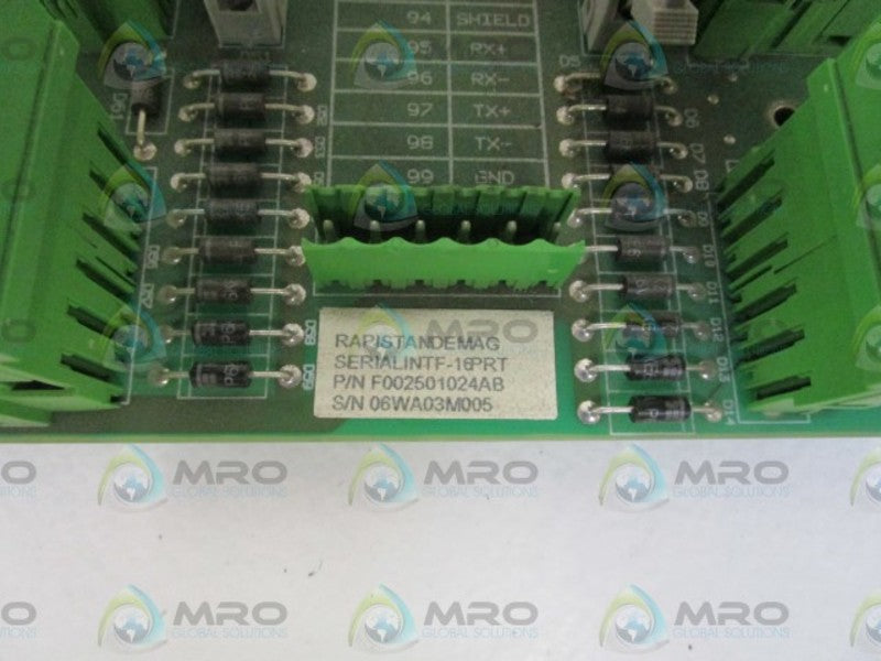 RAPISTAN SERIAL INTERFACE F002501024AB UNMP