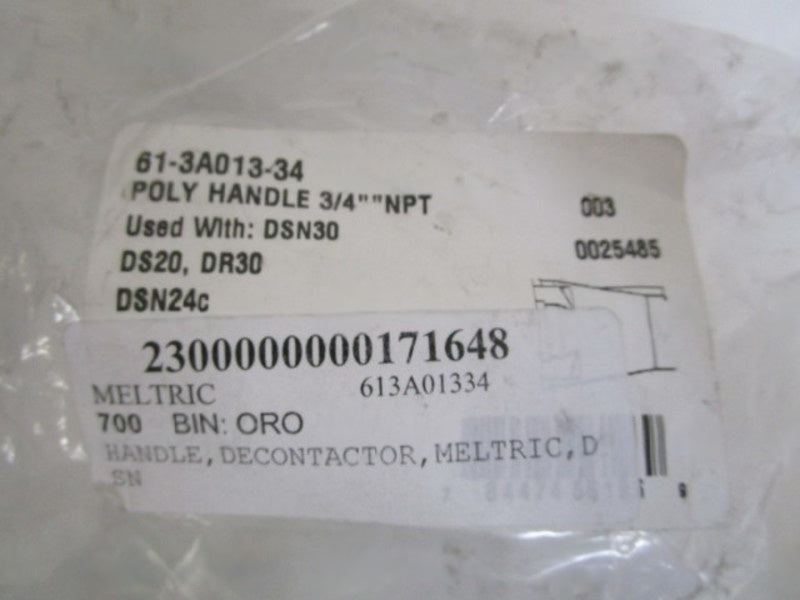 MELTRIC 3/4" 61-3A013-34 POLY HANDLE  NSNP