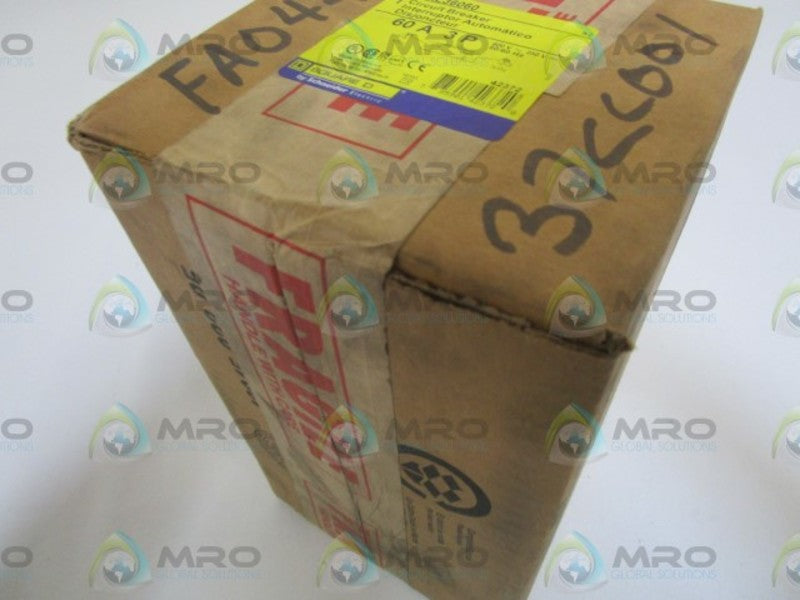 SQUARE D CIRCUIT BREAKER FAL36060 NSFS