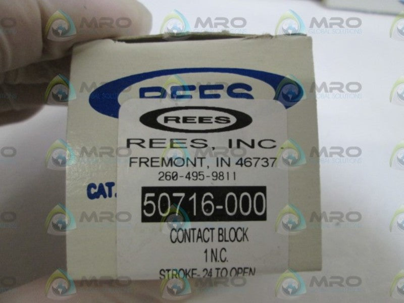 LOT OF 3 REESE CONTACT BLOCK 50716-000 NSMP