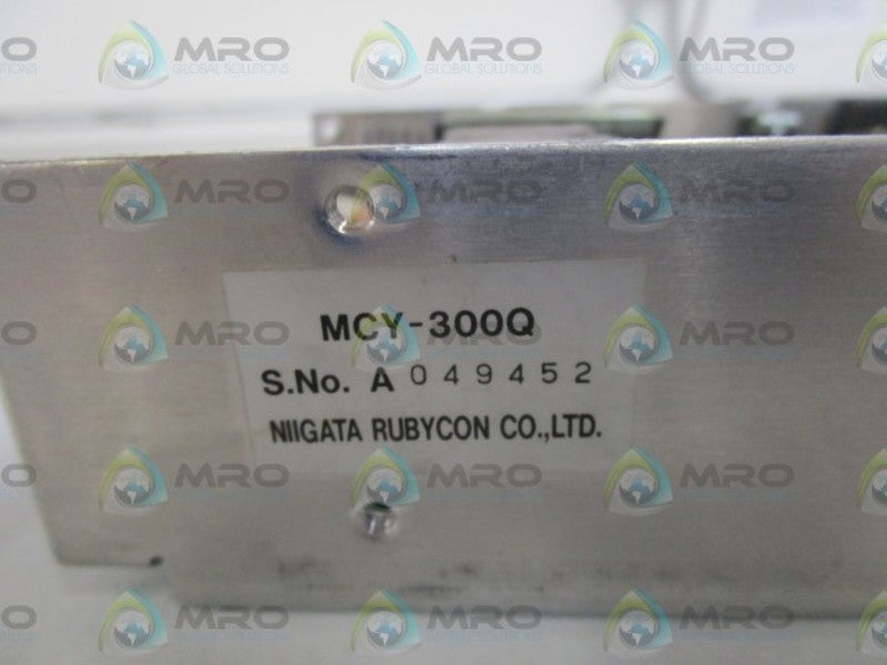 NIIGATA RUBYCON CO. POWER SUPPLY REGULATED MCY-300Q NSNP