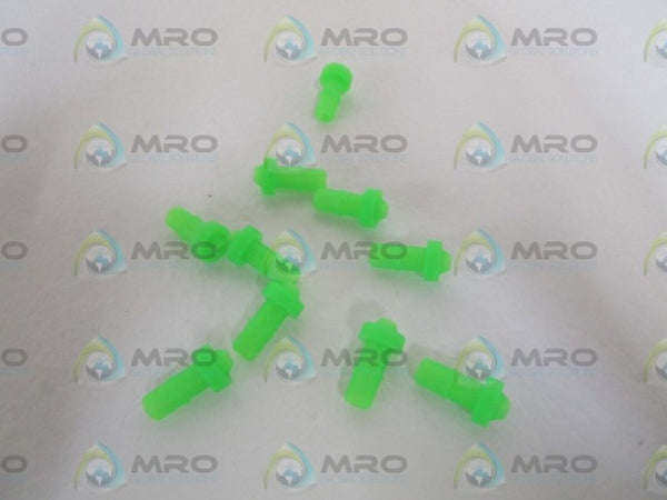 LOT OF 10 BOOT, VAC .045 ID GREEN 01-0018-00 NSNP IN BAG