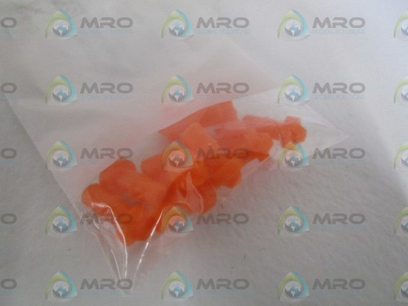 LOT OF 10 BOOT, VAC .020 ID ORANGE 01-0019-00 NSNP IN BAG