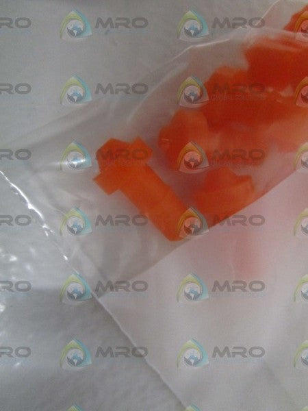 LOT OF 10 BOOT, VAC .020 ID ORANGE 01-0019-00 NSNP IN BAG