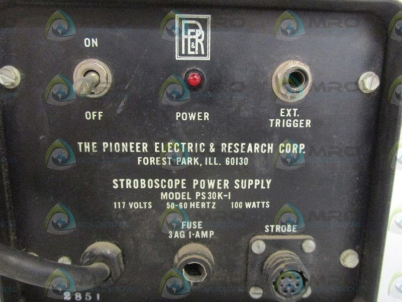 THE PIONEER ELECTRIC & RESEARCH CORP. PS30K-I (AS PICTURED) UNMP