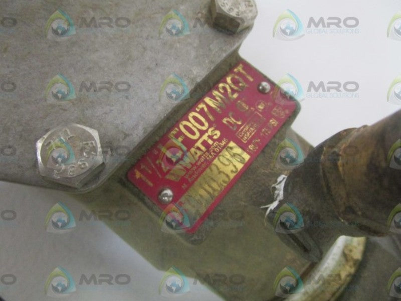 WATTS DOUBLE CHECK VALVE 1-1/2" LF007M2QT UNMP