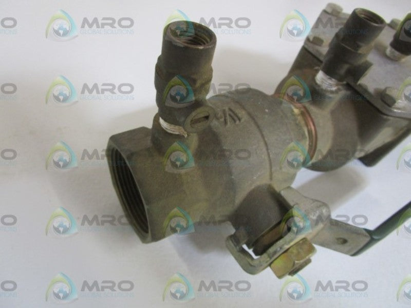WATTS DOUBLE CHECK VALVE 1-1/2" LF007M2QT UNMP