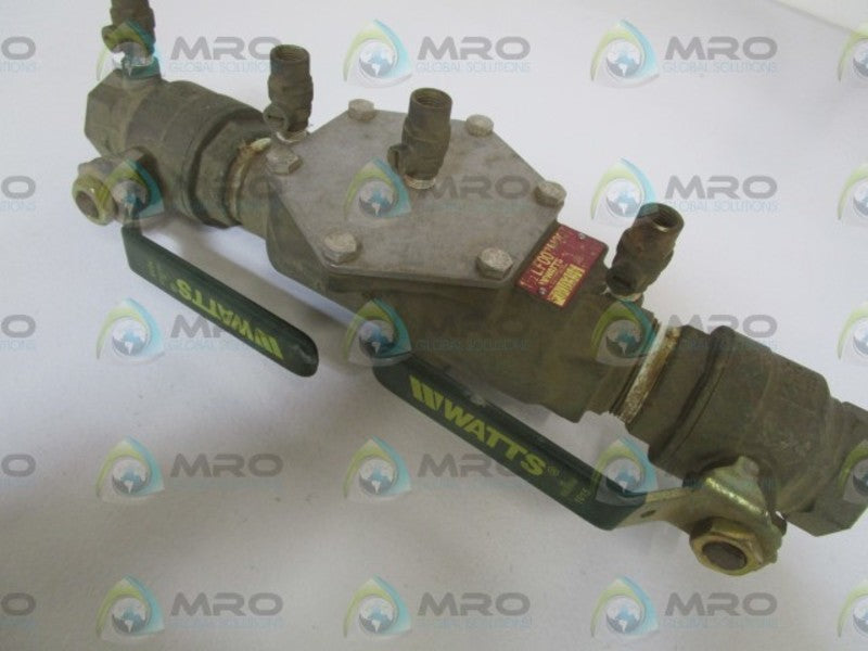 WATTS DOUBLE CHECK VALVE 1-1/2" LF007M2QT UNMP