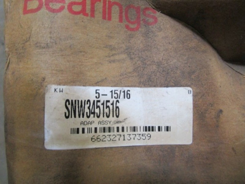 LINK BELT BEARINGS ADAP ASSY 5-15/16 SNW3451516 (AS PICTURED) NSMP