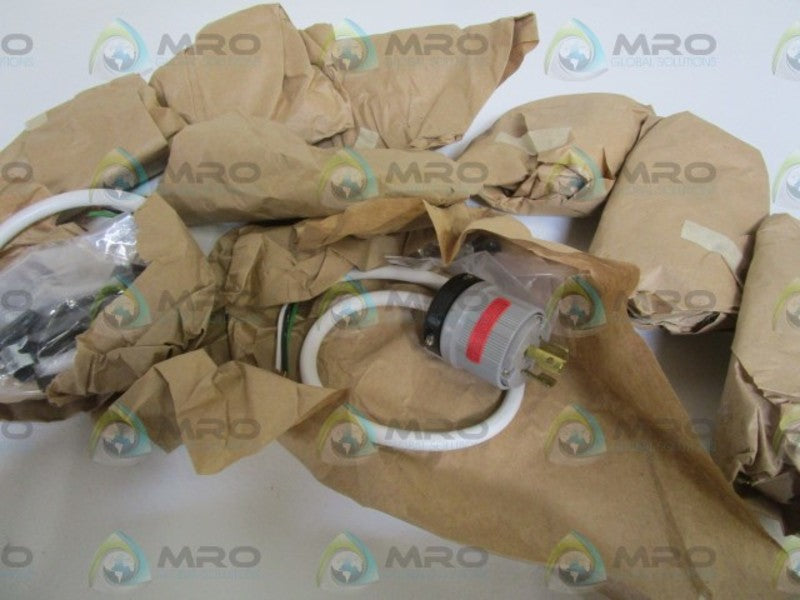 LOT OF 9 COOPER CORDSET POWERHOOK PLUG 16" CORD PHC-WHT NSMP