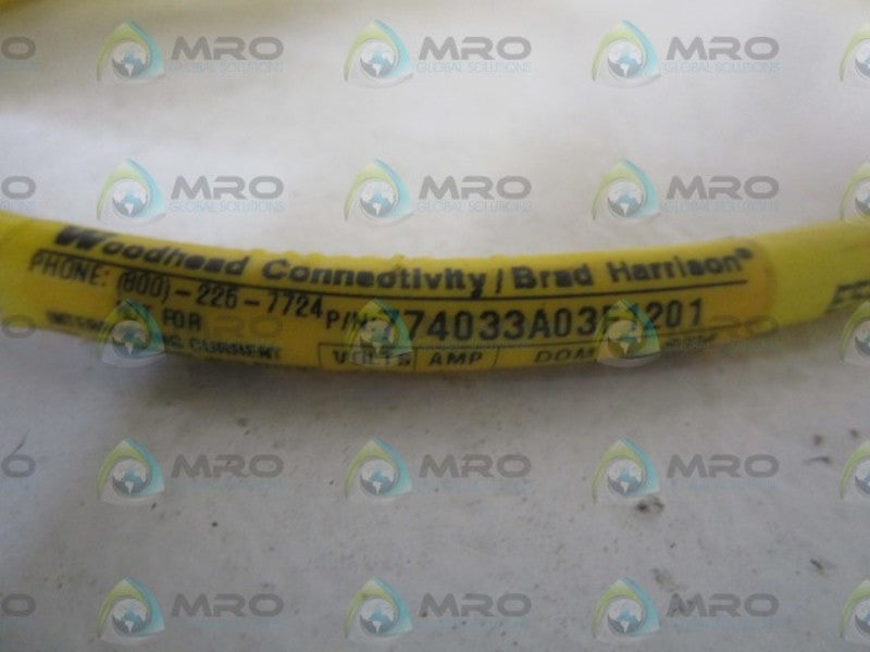 WOODHEAD CONNECTOR 774033A03F1201 UNMP