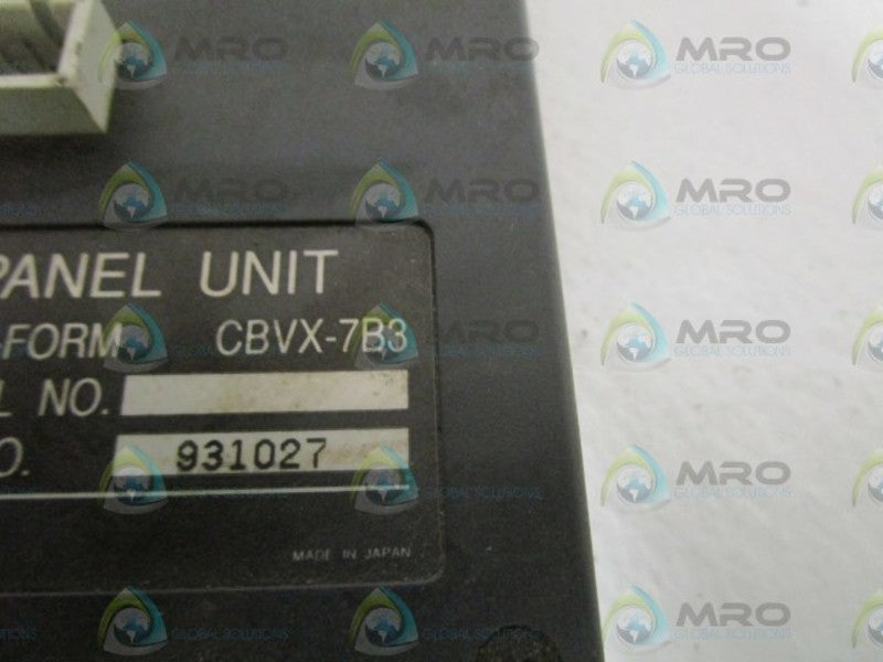 TOSHIBA KEYPAD PANEL CBVX-7B3 UNMP