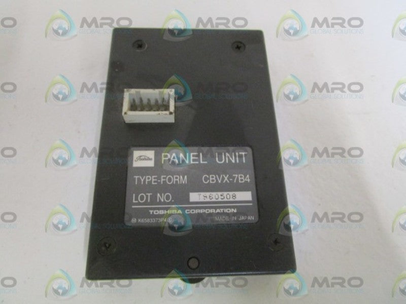 TOSHIBA CBVX-7B4 KEYPAD PANEL UNIT UNMP
