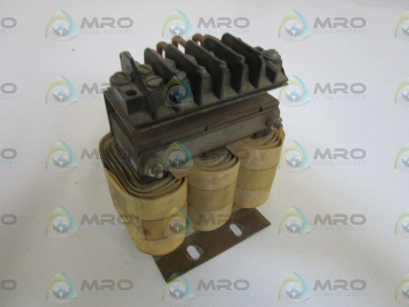 TRENCO 3 PHASE INDUCTORTRANSFORMER TR-15164 UNMP
