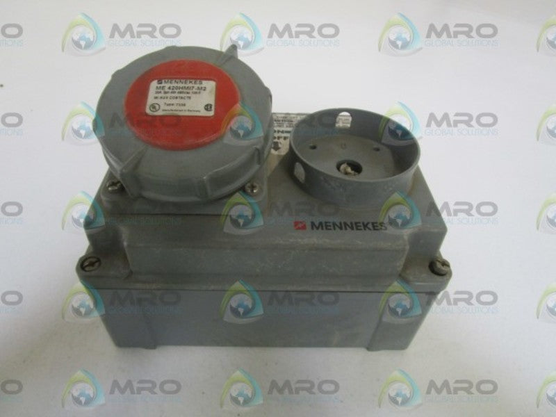 MENNEKES INTERLOCKED RECEPTACLE ME 420HMI7-M2 UNMP
