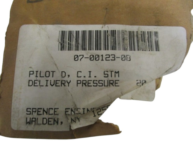 SPENCE PILOT D VALVE 700123-08 NSMP