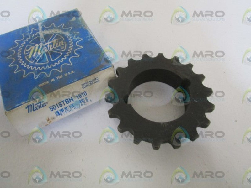 MARTIN 5018TBH TAPERED BUSHED COUPLING HALF 1610 NSMP