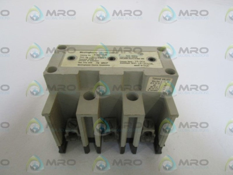 WESTINGHOUSE ELC3007R CURRENT LIMITER 7AMP UNMP